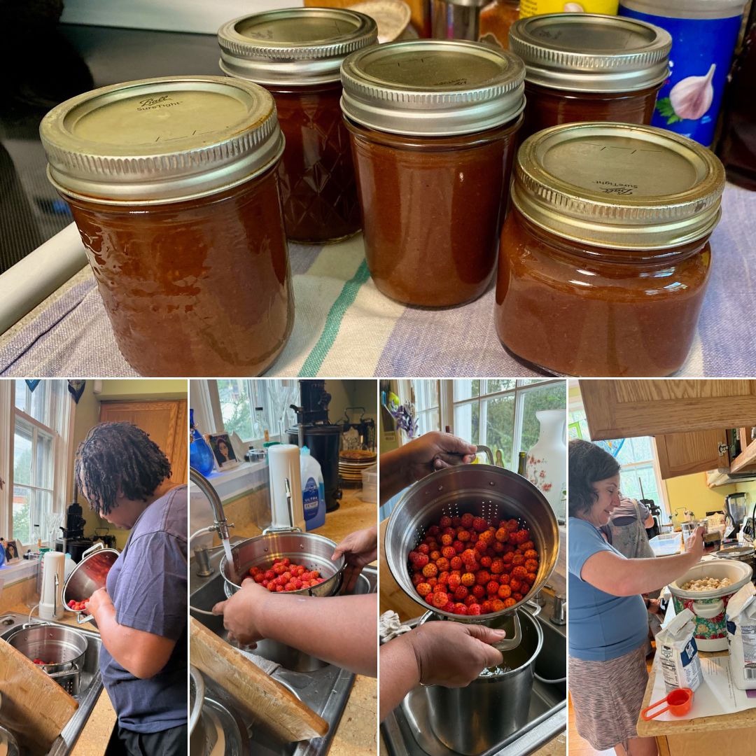 Makerspace Kousa berries and Pear Butter